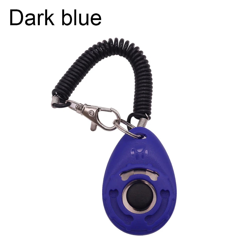 Pet Training Clicker – Adjustable Wrist Strap & Keychain