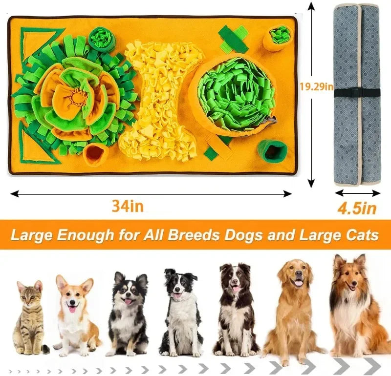 Large Snuffle Mat – Interactive Slow Feeder & Stress Relief for Dogs