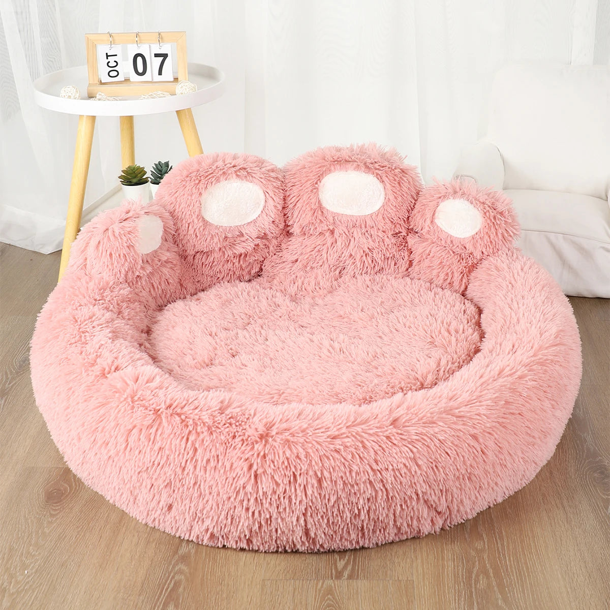 Fluffy Large Dog Bed & Pet Sofa Basket
