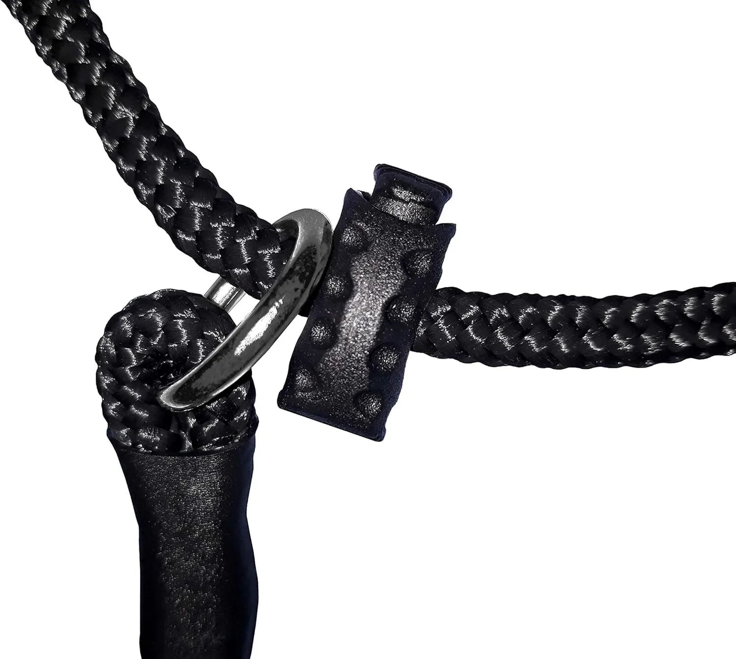 Handmade Dog Training Rope – Waterproof Choke Collar with Limiter