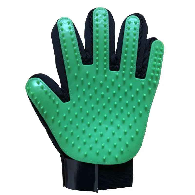 Pet Grooming Glove – Hair Remover & Massager for Cats and Dogs (6 Colors)