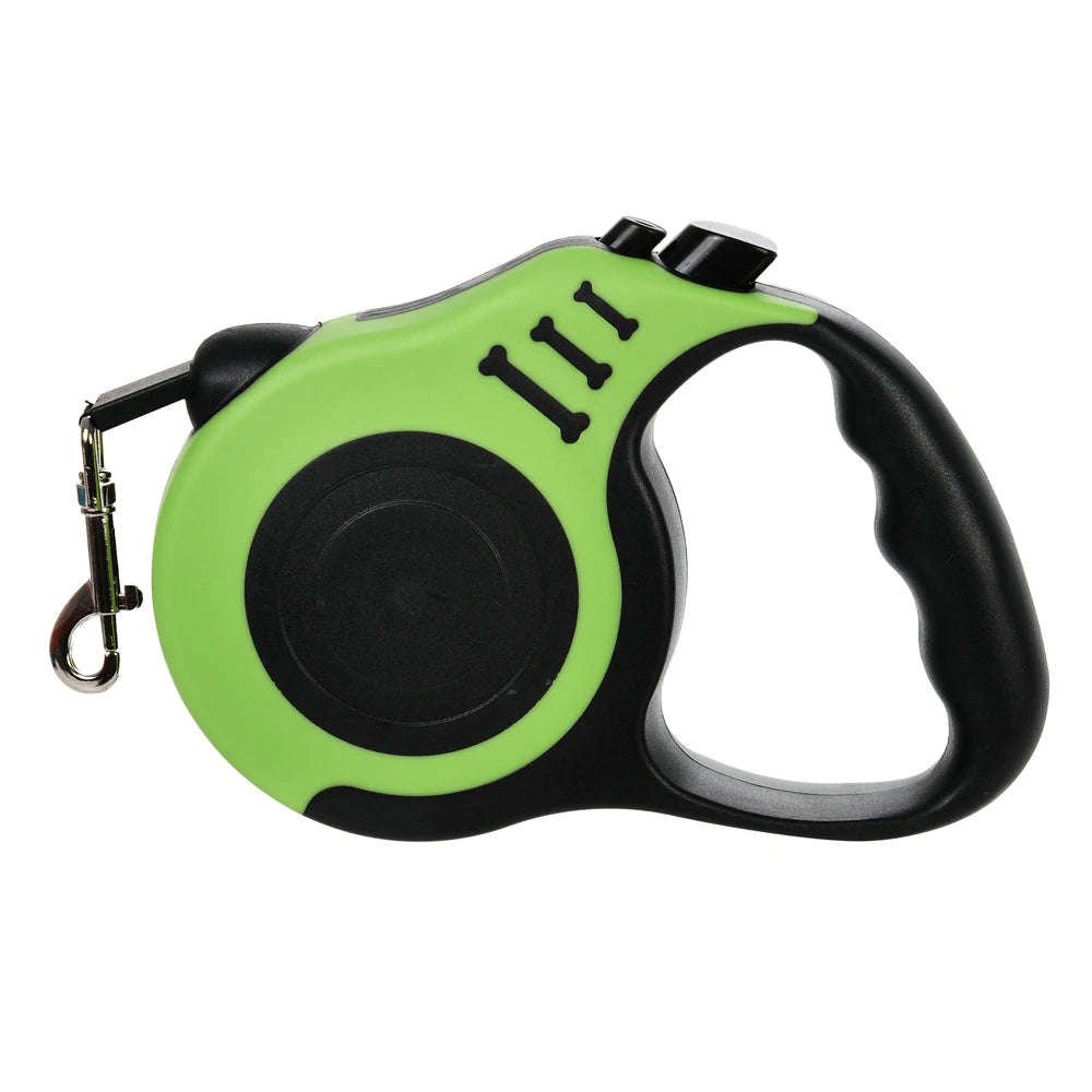 Retractable Dog Leash – 3m/5m Strong Nylon Lead for Small & Medium Pets