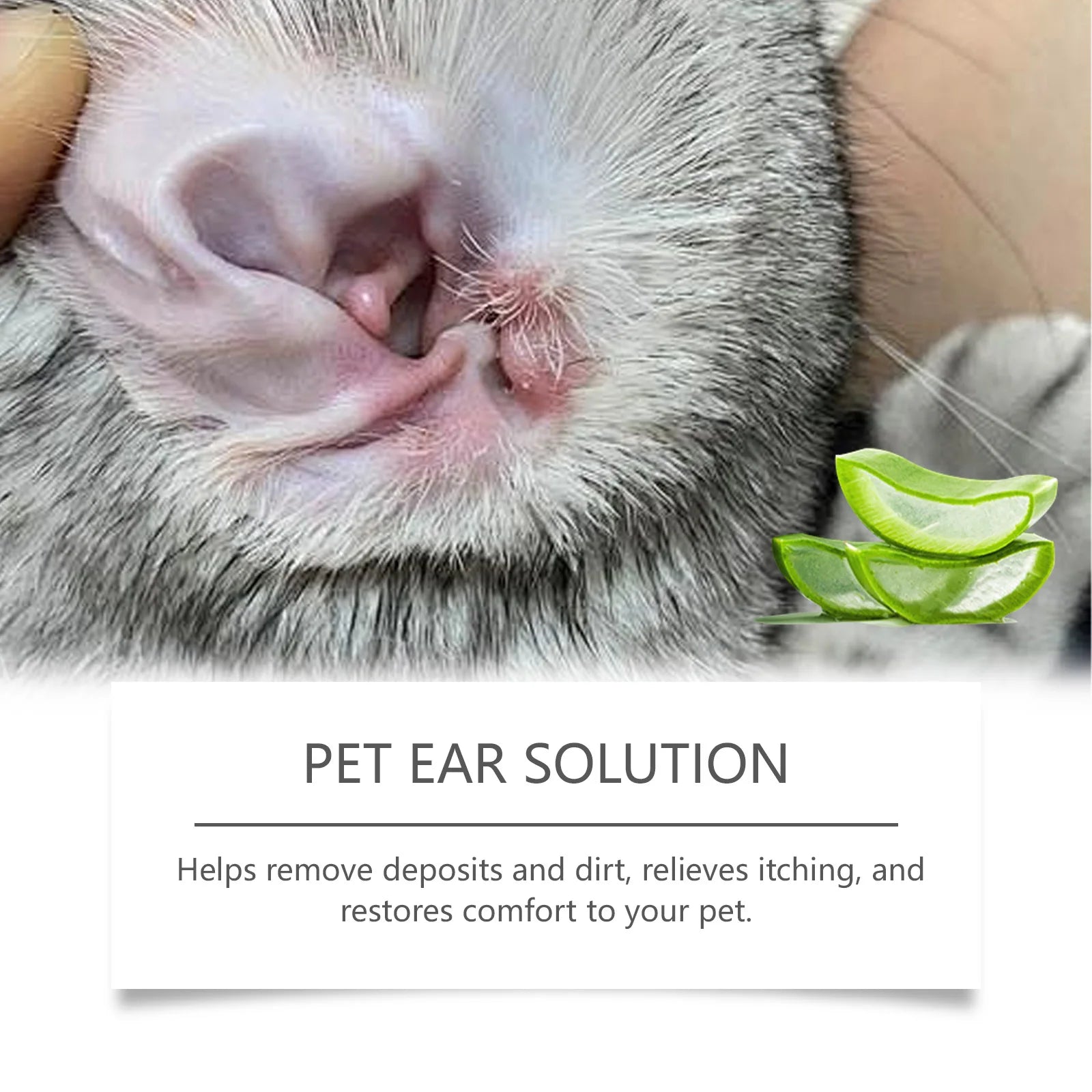 Pet Ear Cleaner – Soothing & Odor Removal