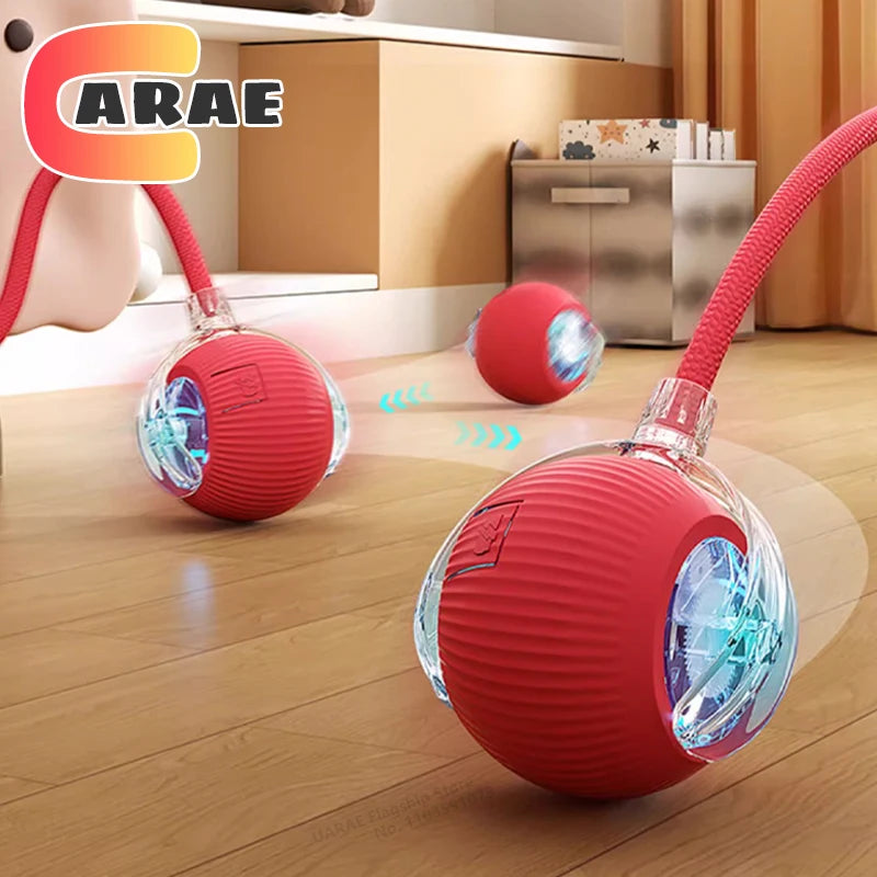 Smart Cat Toy – Rechargeable Rolling Ball with Tail