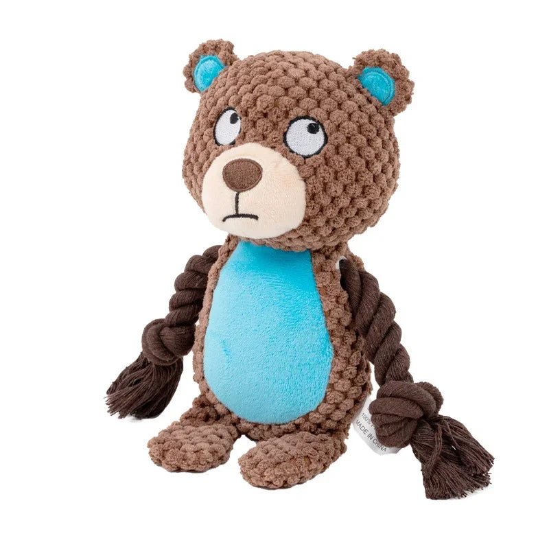 Indestructible Raw Joint Plush Dog Chew Toy