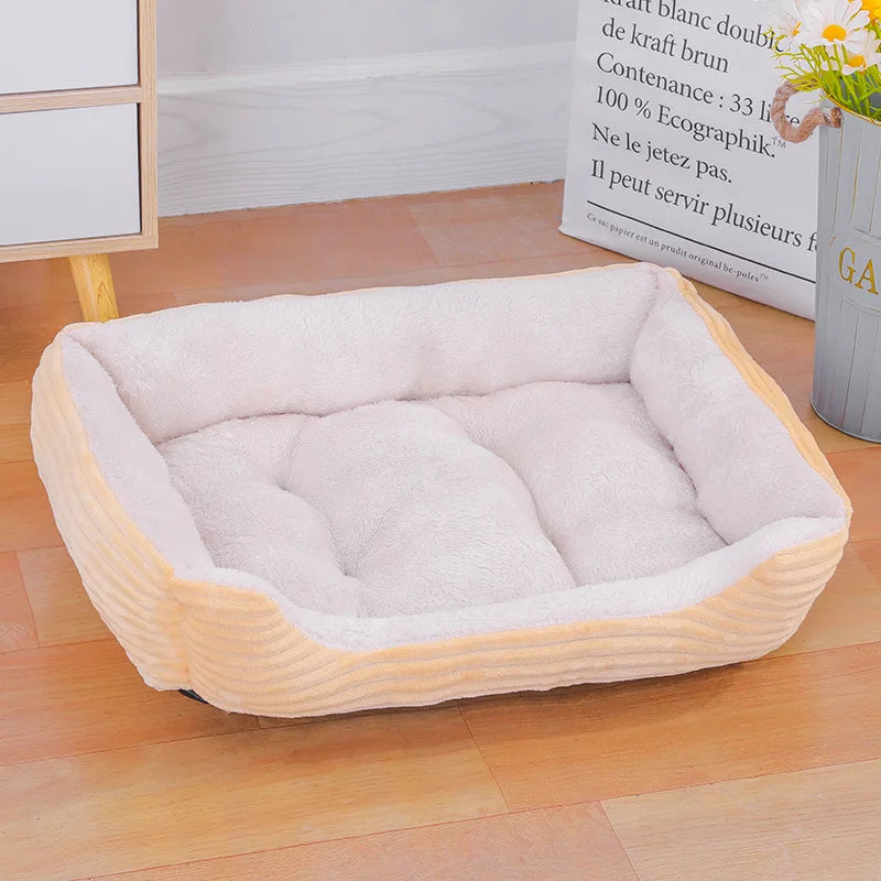 Color Square Waterproof Soft Winter Pet House