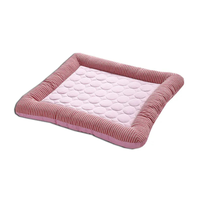 Cooling Mat for Pets – Ice Silk Summer Bed for Dogs & Cats