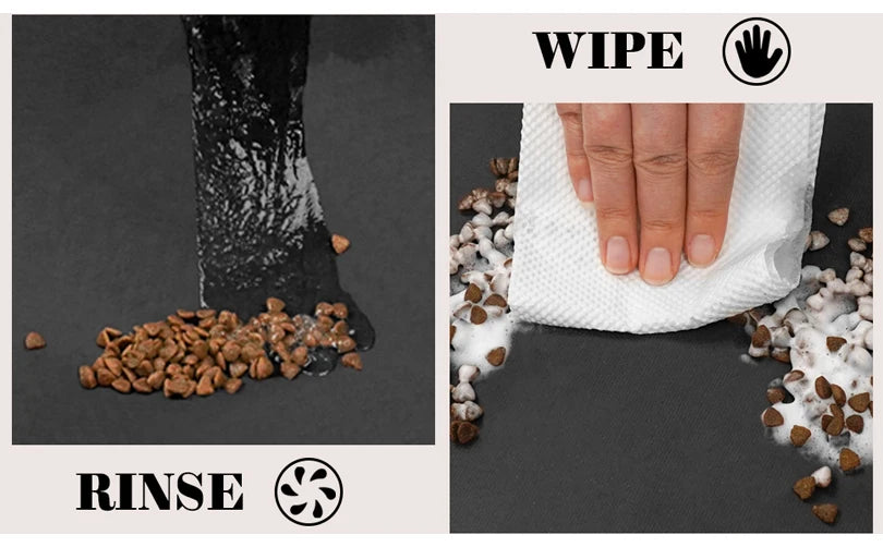 Pet Feeding Mat – Waterproof, Quick-Dry Placemat for Food & Water Bowls