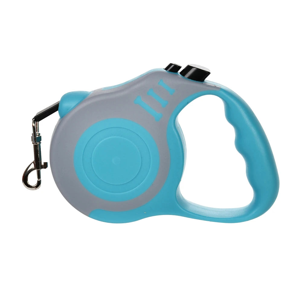 Retractable Dog Leash – 3m/5m Strong Nylon Lead for Small & Medium Pets