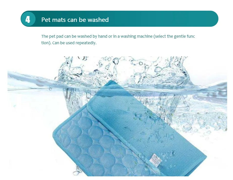 Extra Large Dog & Cat Cooling Mat – Summer Ice Pad