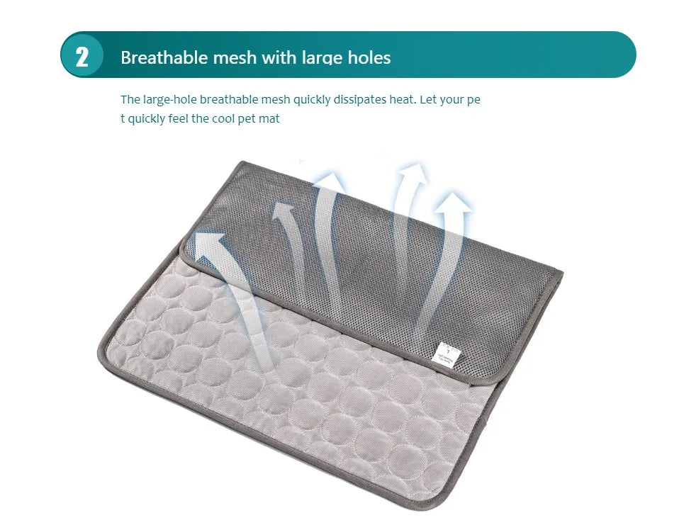 Extra Large Dog & Cat Cooling Mat – Summer Ice Pad