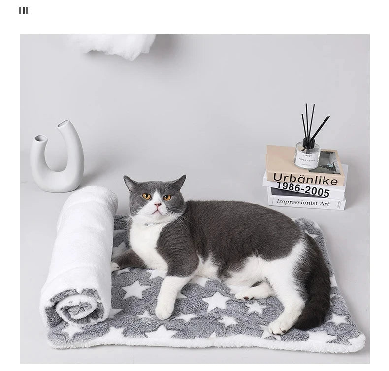 Flannel Pet Sleeping Mat & Sofa Cushion