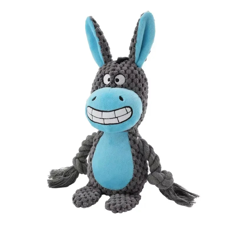 Indestructible Raw Joint Plush Dog Chew Toy