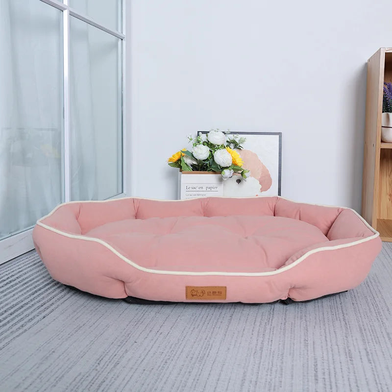 Pet Sofa Bed – Large Dog & Cat Sleeping Cushion for Winter