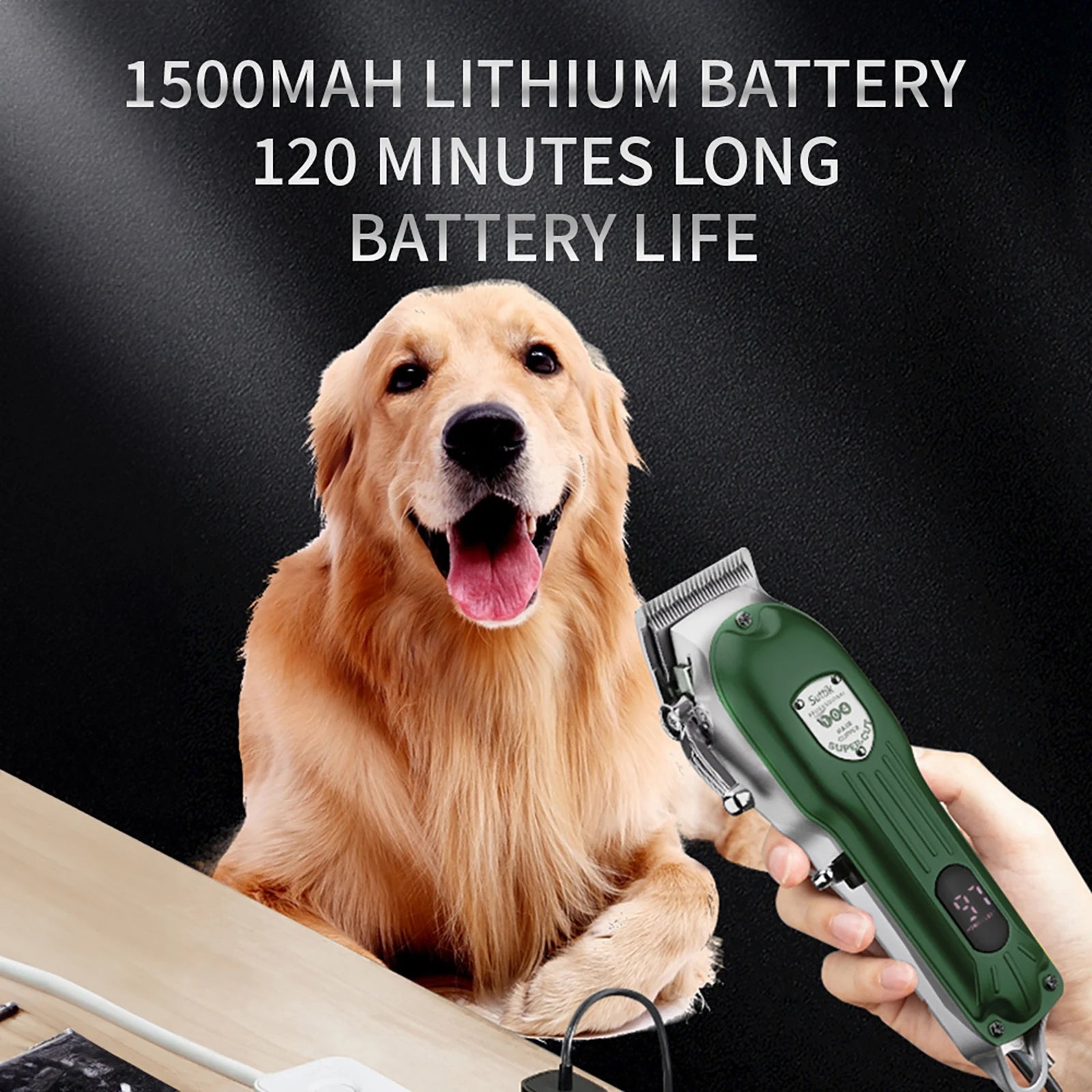 Professional Rechargeable Dog Hair Clipper