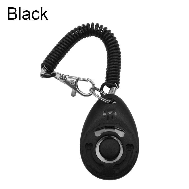 Pet Training Clicker – Adjustable Wrist Strap & Keychain