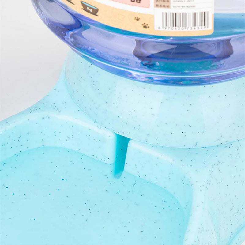 Large Capacity Pet Feeder Bowl Set – Automatic Water Dispenser for Cats & Small Dogs