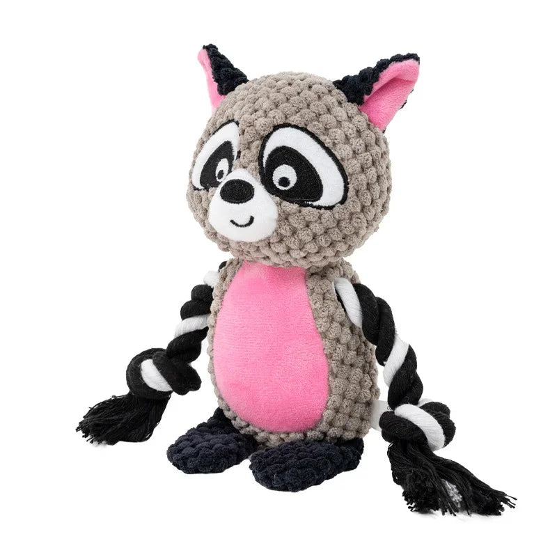 Indestructible Raw Joint Plush Dog Chew Toy