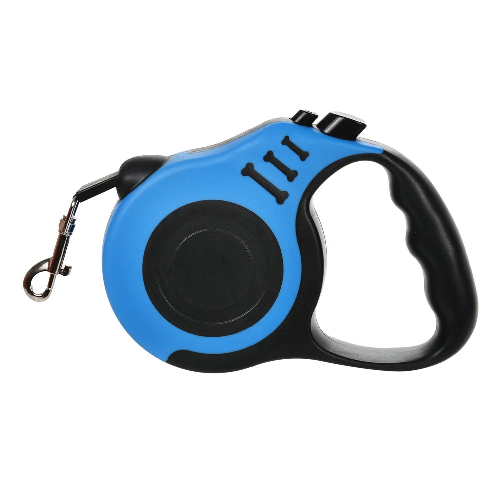 Retractable Dog Leash – 3m/5m Strong Nylon Lead for Small & Medium Pets