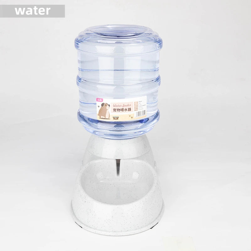 Large Capacity Pet Feeder Bowl Set – Automatic Water Dispenser for Cats & Small Dogs