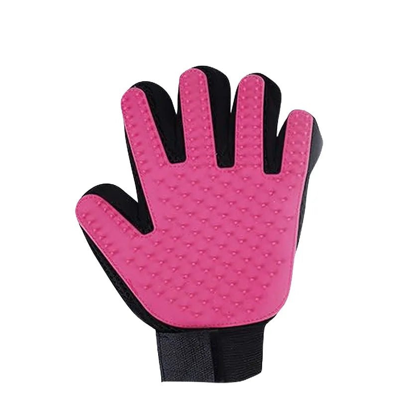 Pet Grooming Glove – Hair Remover & Massager for Cats and Dogs (6 Colors)