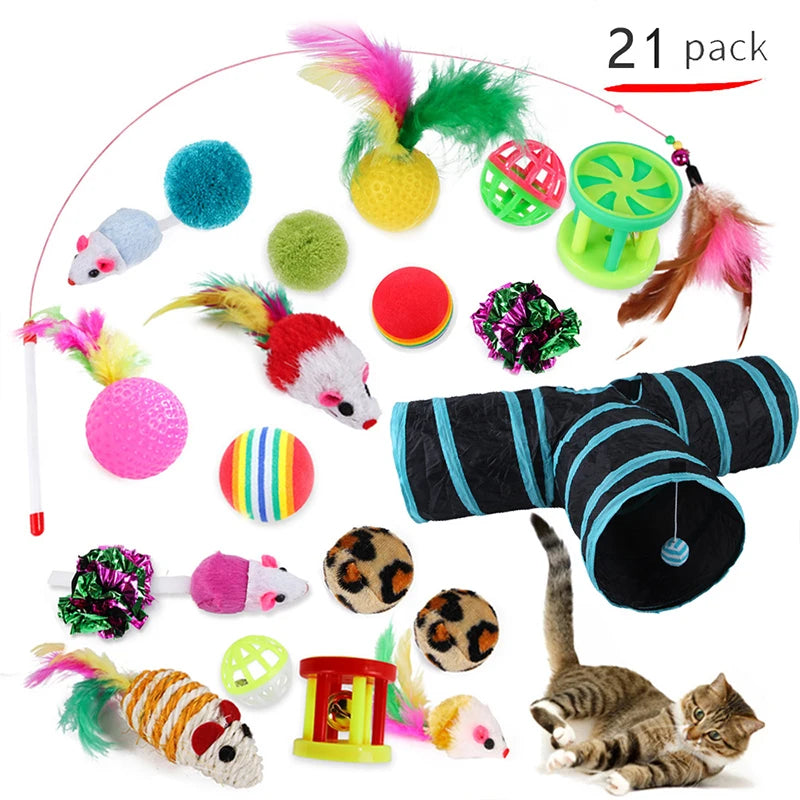 DualPet 20-Piece Kitten Toy Variety Set