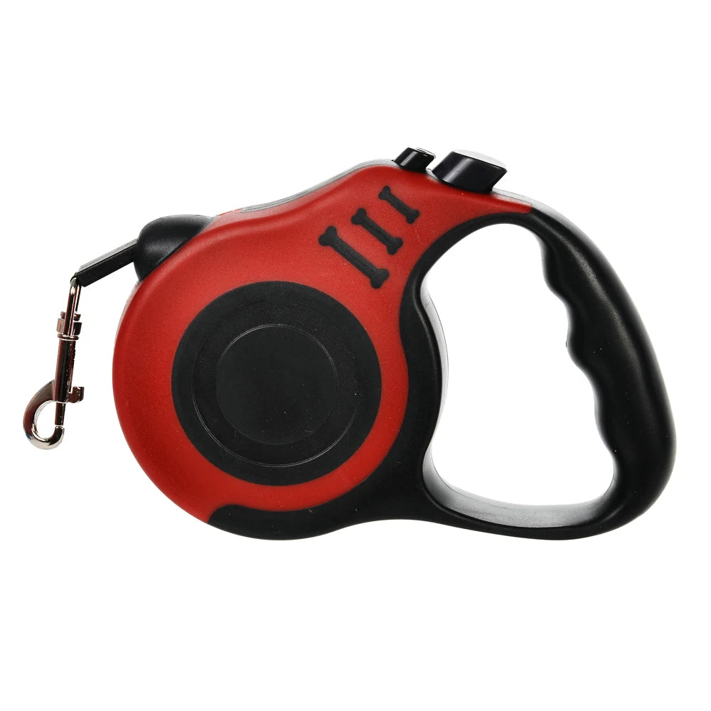 Retractable Dog Leash – 3m/5m Strong Nylon Lead for Small & Medium Pets