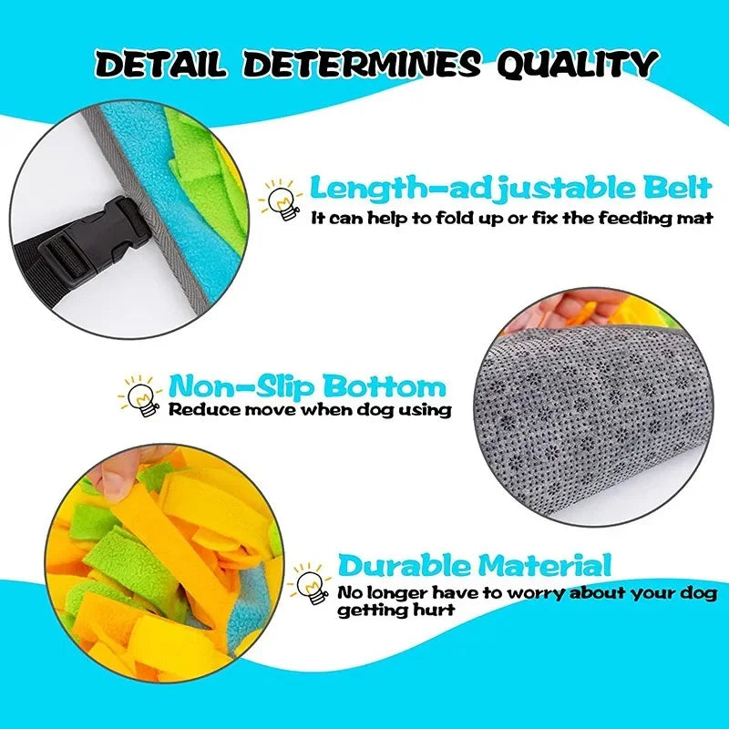 Large Snuffle Mat – Interactive Slow Feeder & Stress Relief for Dogs