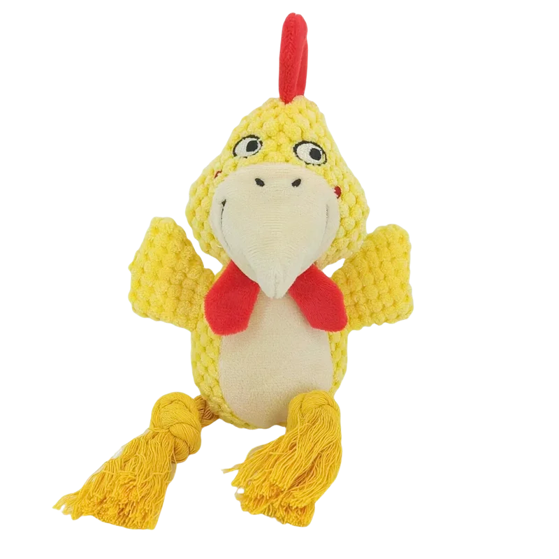 Indestructible Raw Joint Plush Dog Chew Toy