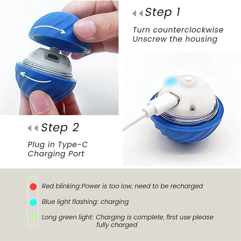 Smart Electronic Interactive Moving Dog & Cat Toy Ball