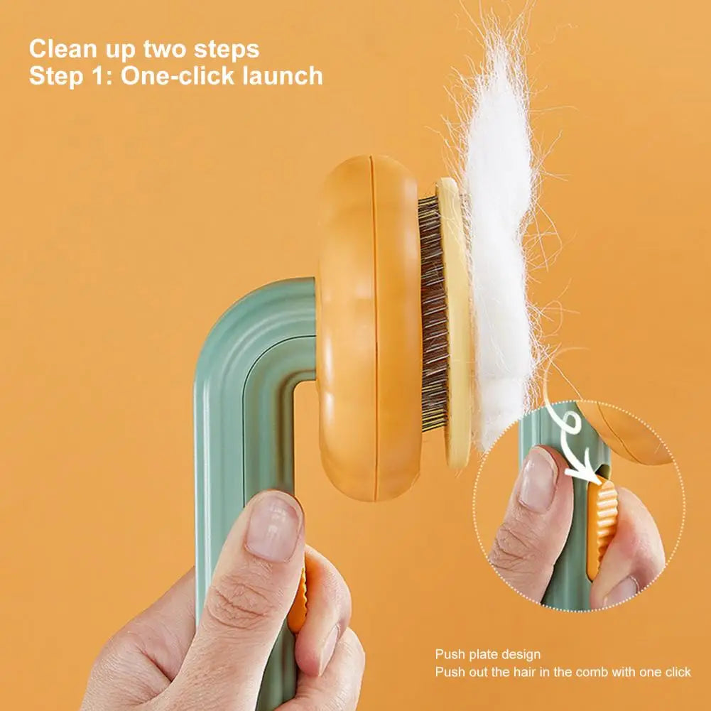 One-Click Washable Slicker Brush for Pets