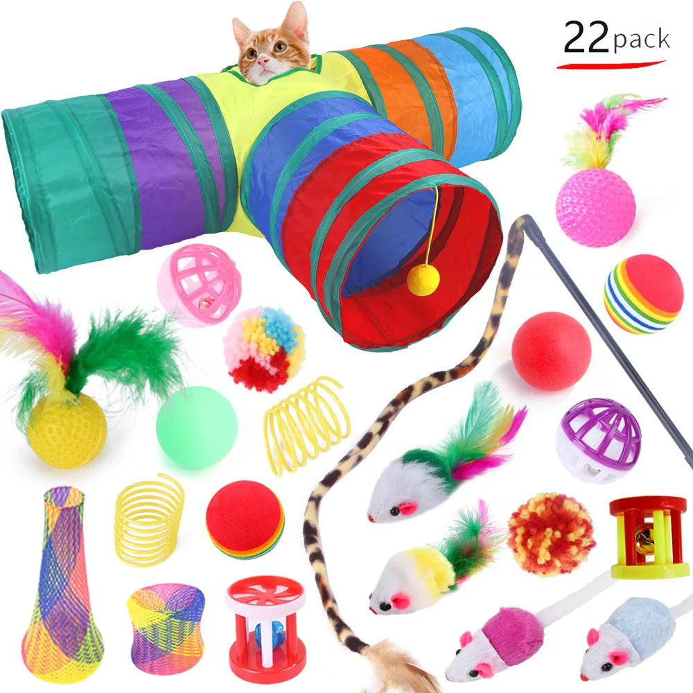 DualPet 20-Piece Kitten Toy Variety Set