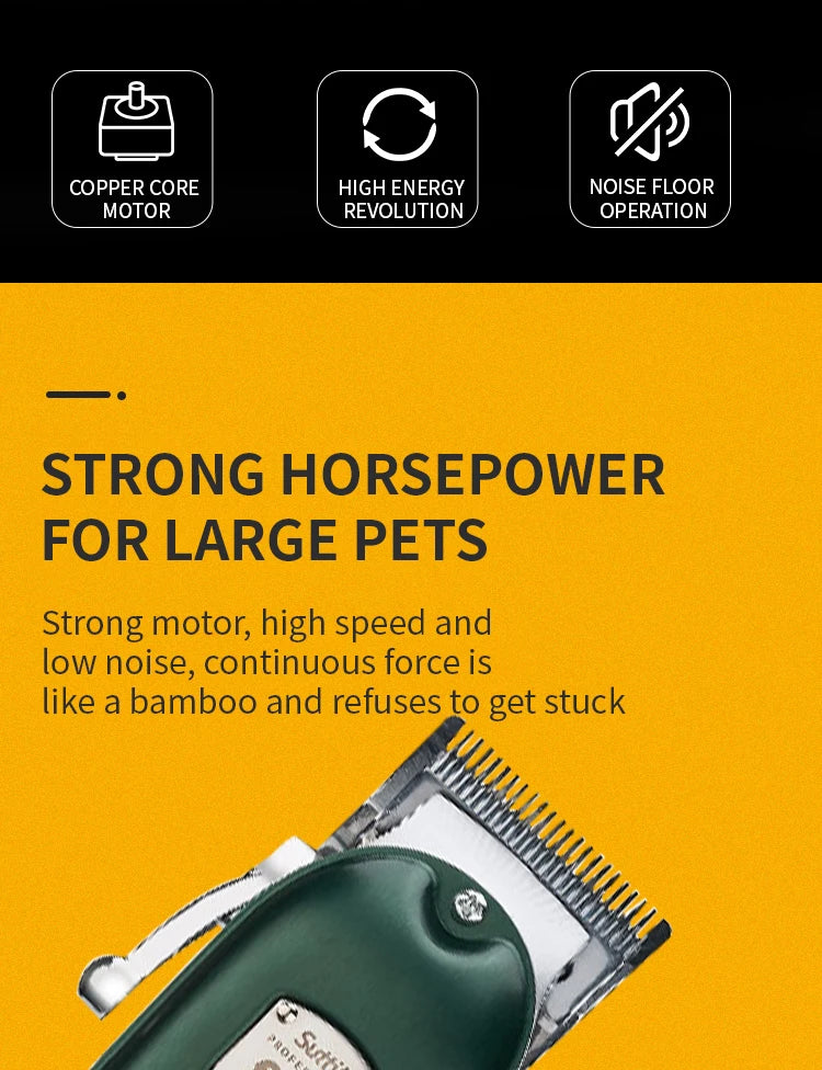 Professional Rechargeable Dog Hair Clipper