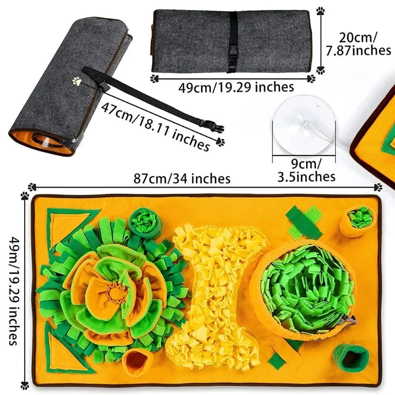 Large Snuffle Mat – Interactive Slow Feeder & Stress Relief for Dogs