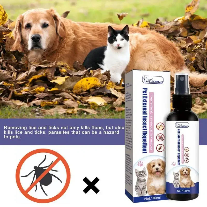 100ml Pet Anti-Flea & Insecticide Drops