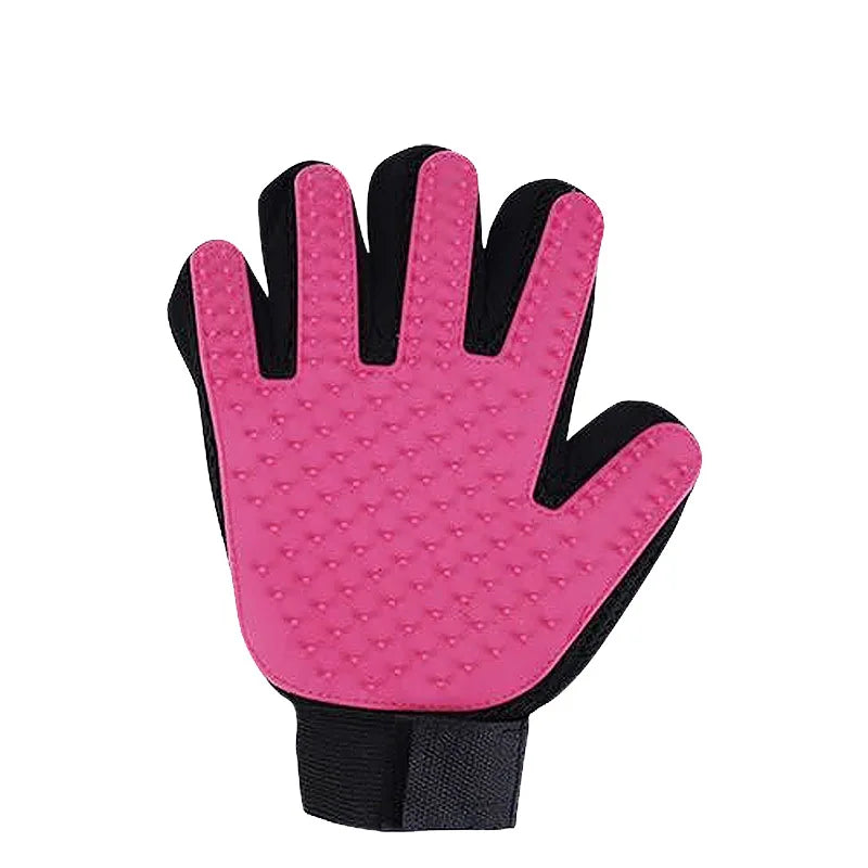 Pet Grooming Glove – Hair Remover & Massager for Cats and Dogs (6 Colors)