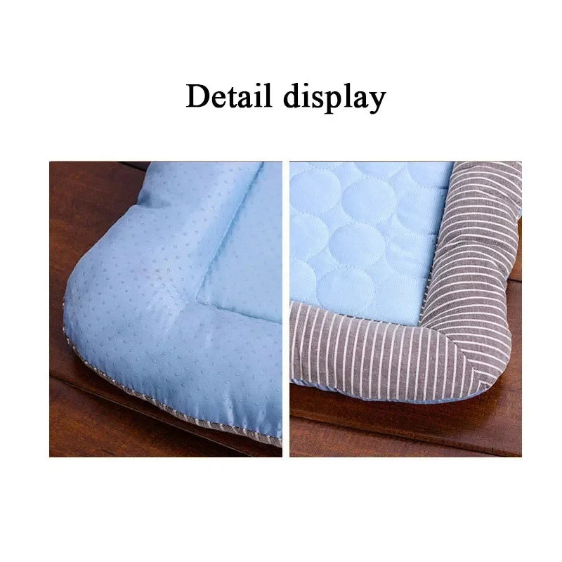 Cooling Mat for Pets – Ice Silk Summer Bed for Dogs & Cats