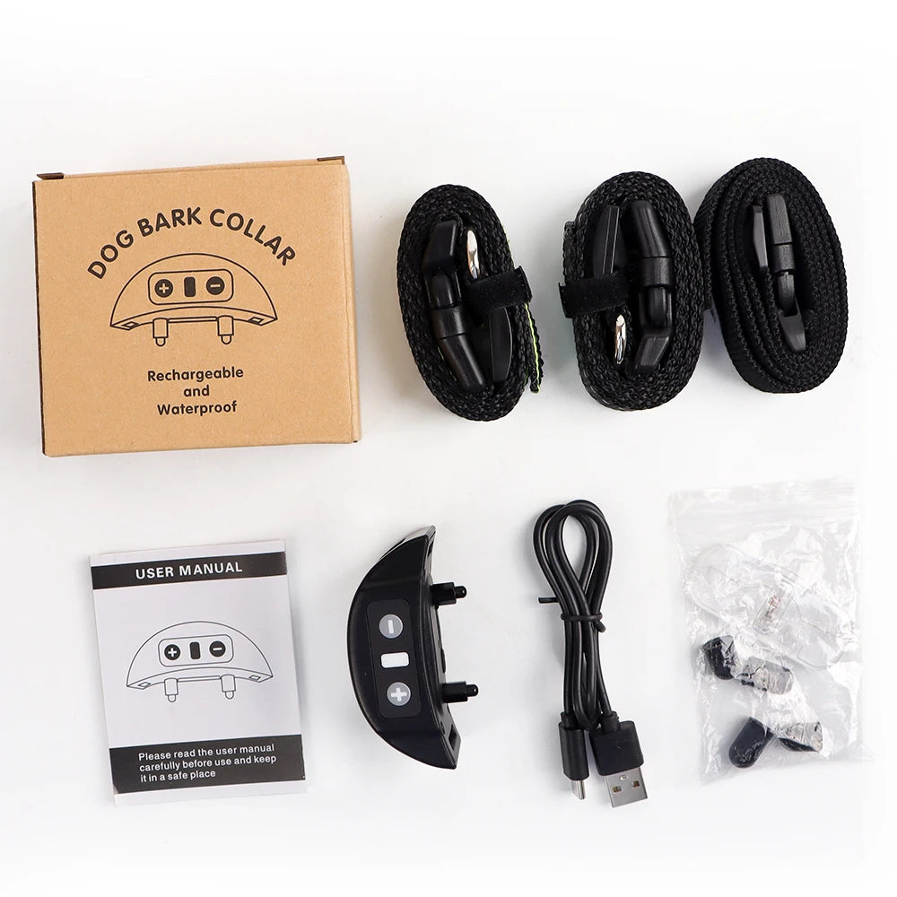 USB Rechargeable Anti-Bark Dog Training Collar