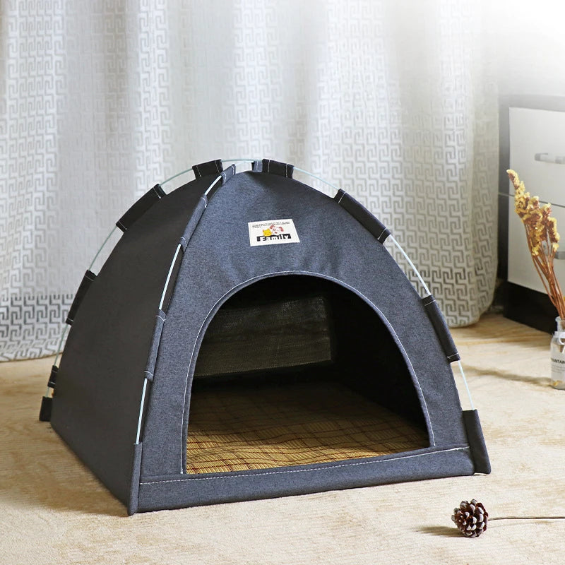 Foldable Four-Seasons Cat & Dog Pet Tent