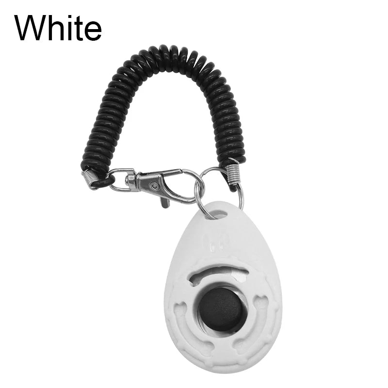 Pet Training Clicker – Adjustable Wrist Strap & Keychain
