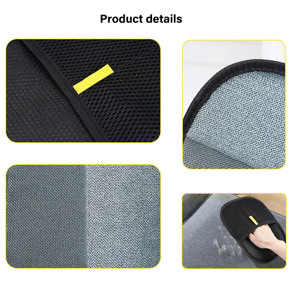 Pet Grooming Gloves & Static Hair Remover Brush