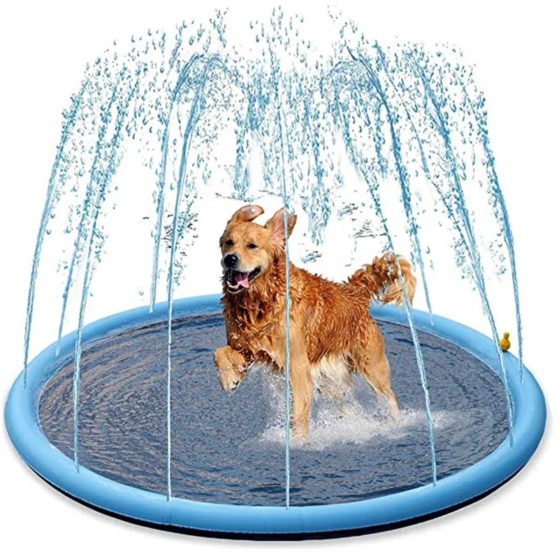 Pet Splash Pad – Inflatable Water Sprinkler Pool for Dogs (150/170cm)