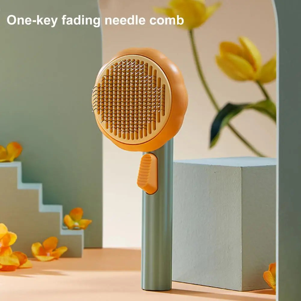 One-Click Washable Slicker Brush for Pets