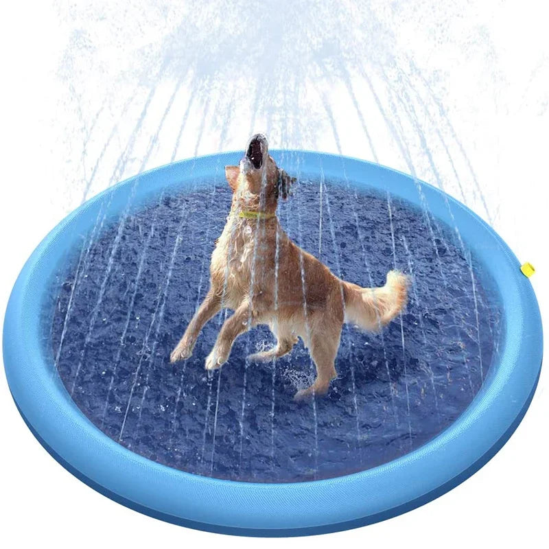 Pet Splash Pad – Inflatable Water Sprinkler Pool for Dogs (150/170cm)