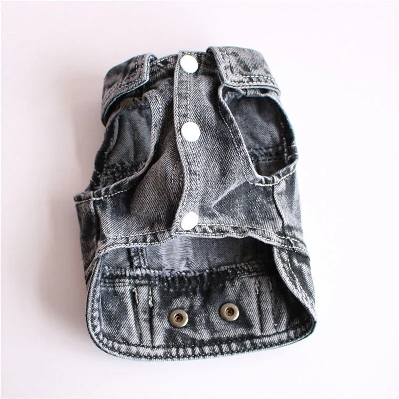 Dog Denim Jacket – Lightweight Jean Coat for Small & Medium Dogs