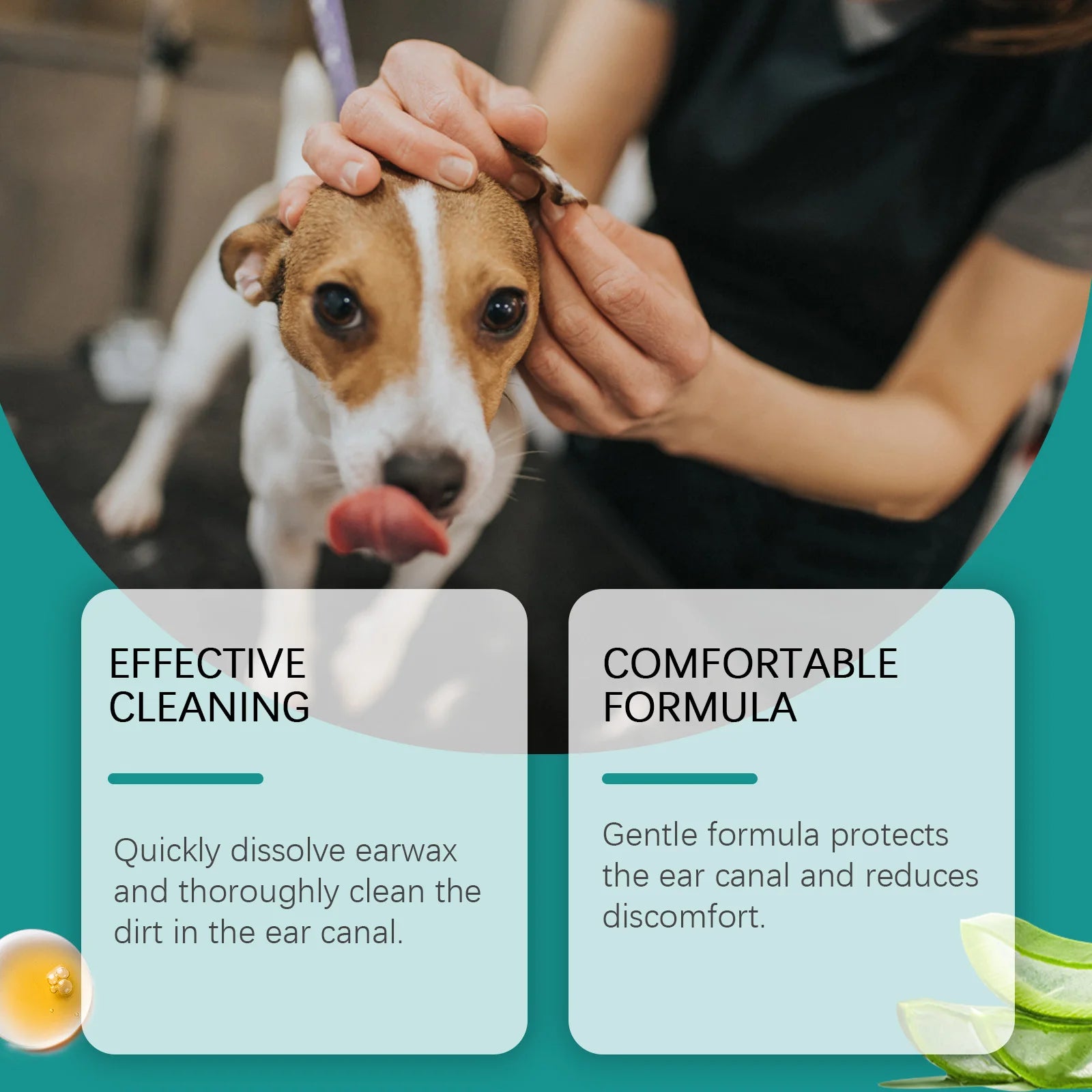Pet Ear Cleaner – Soothing & Odor Removal