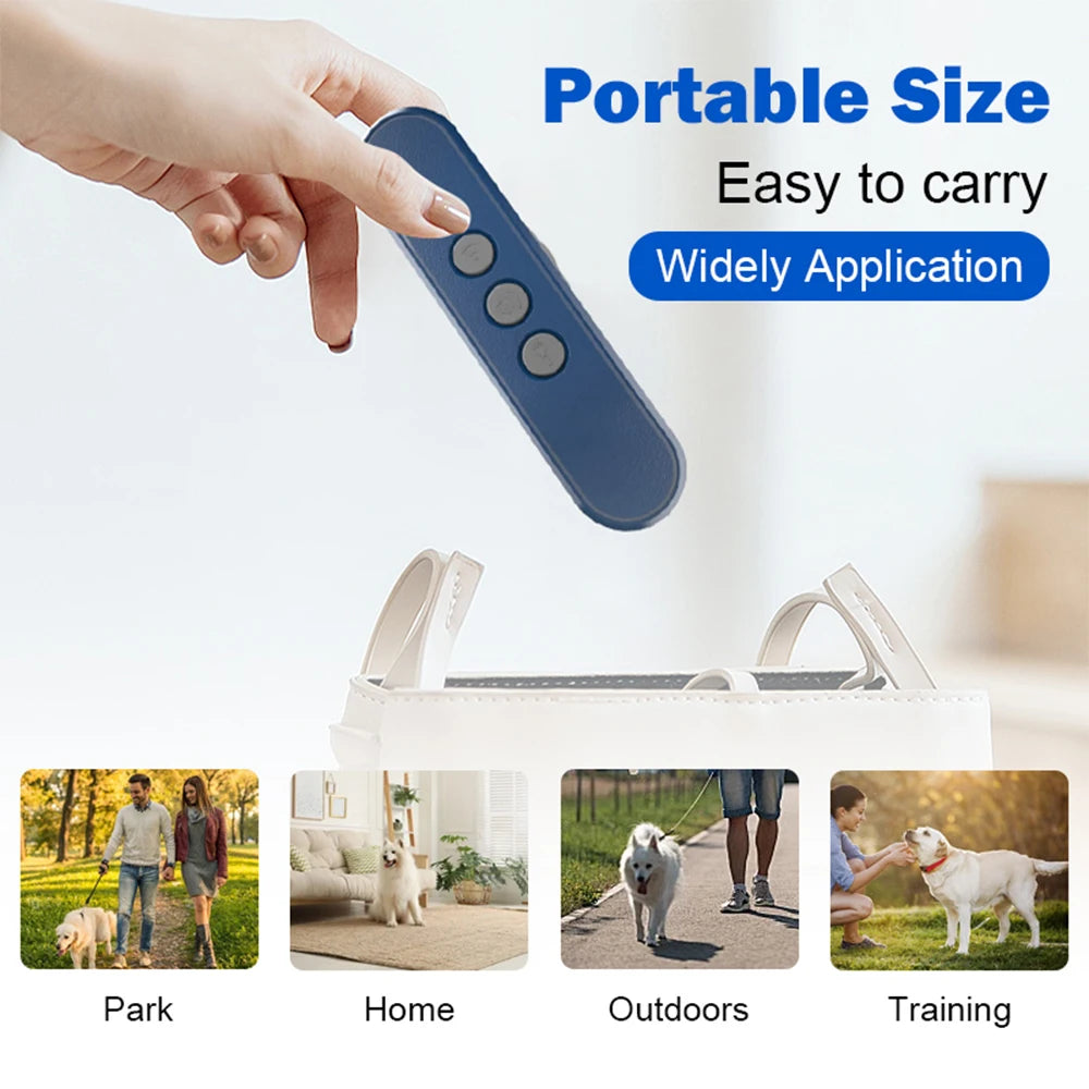 Portable Ultrasonic Dog Repeller & Training Device – USB Rechargeable