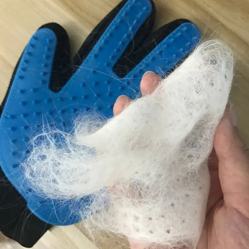 Pet Grooming Glove – Hair Remover & Massager for Cats and Dogs (6 Colors)