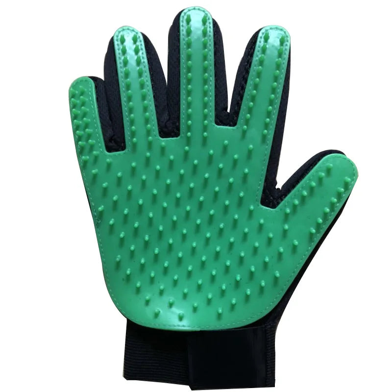 Pet Grooming Glove – Hair Remover & Massager for Cats and Dogs (6 Colors)