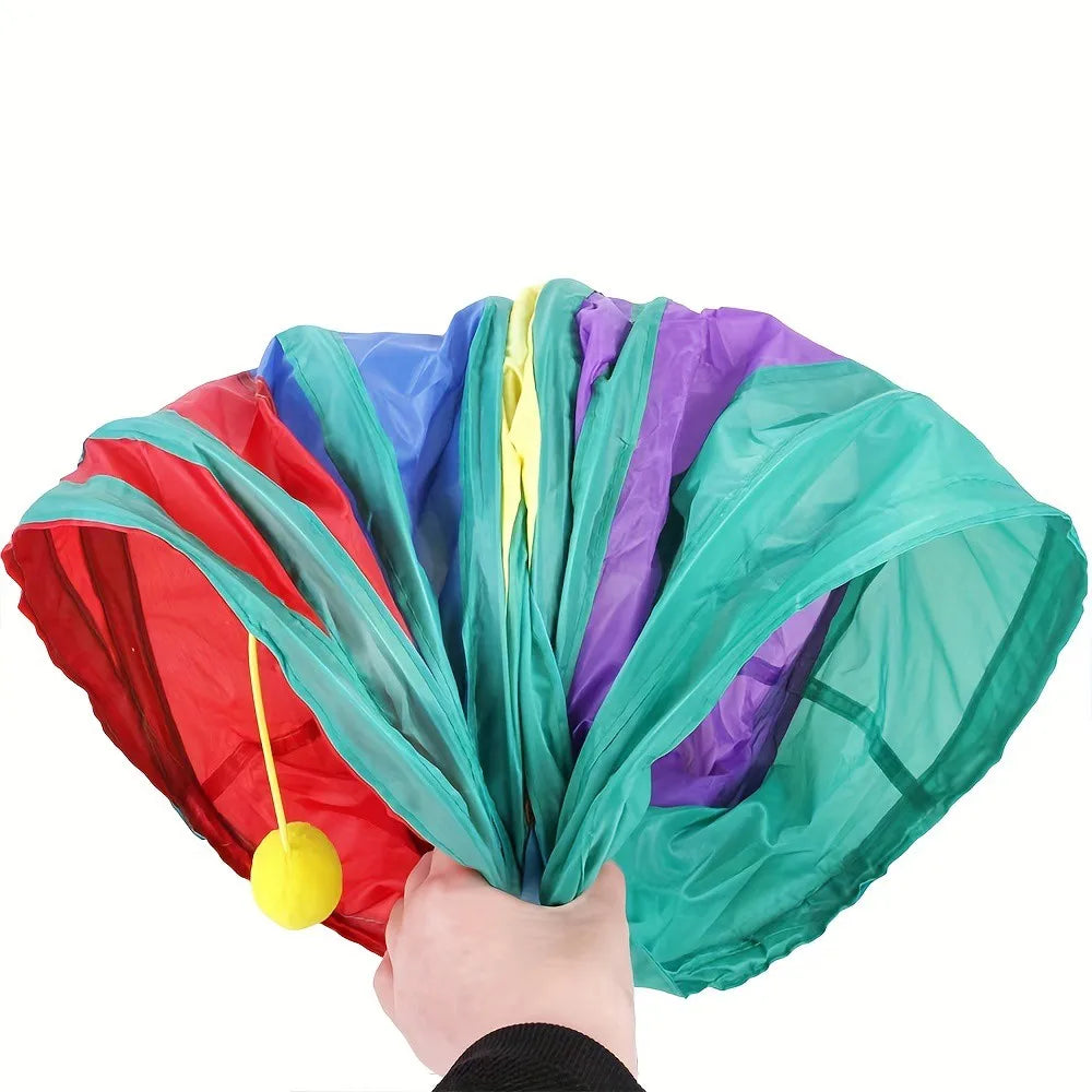 Foldable Breathable Cat Play Tunnel